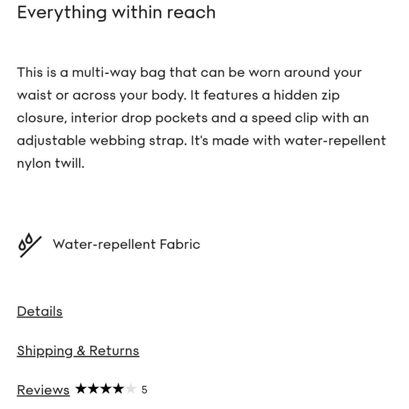 TNA Cross Body bag - Picture 9 of 9